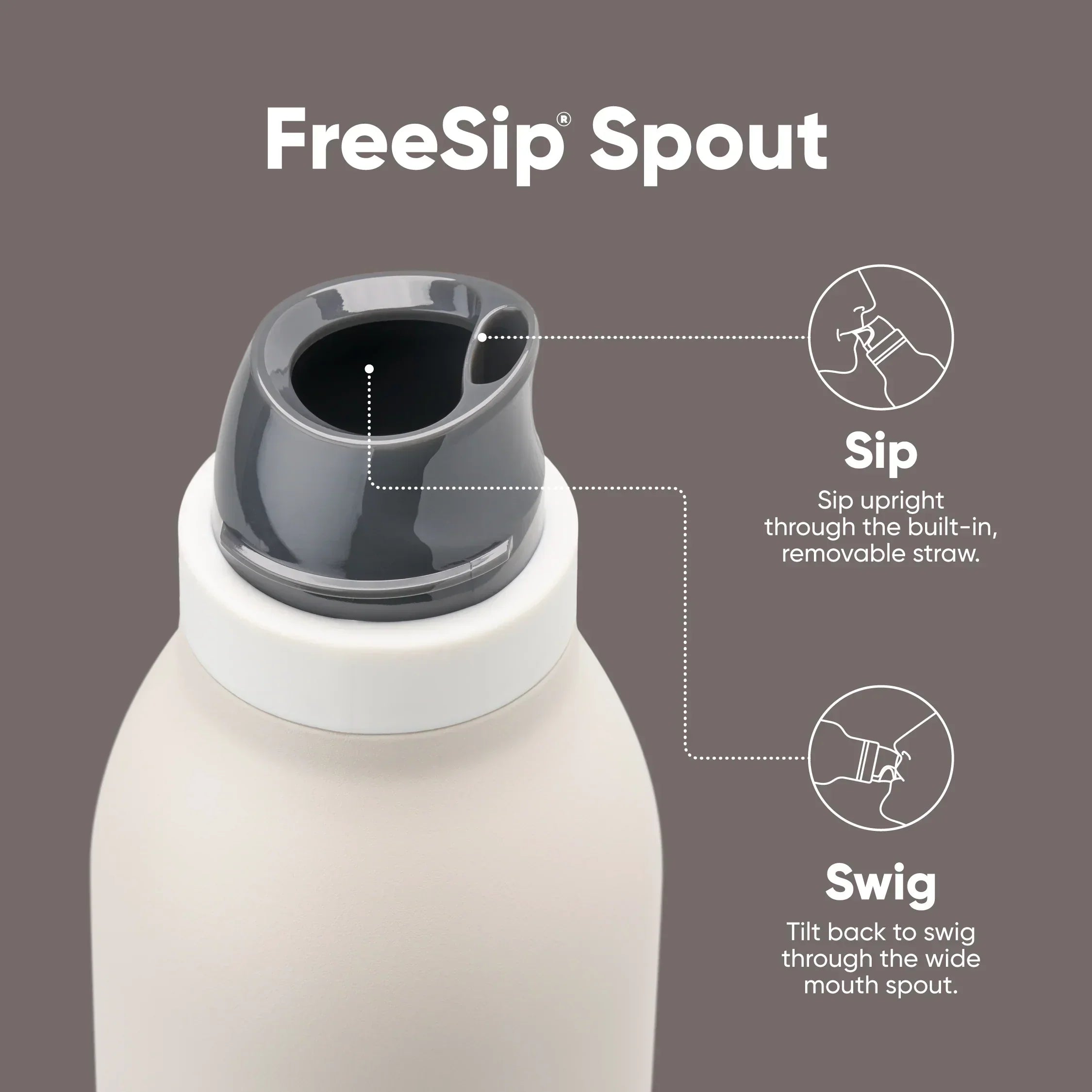 Owala Freesip Twist Bottle 24oz - Rock On