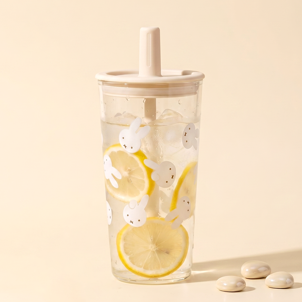 Miffy Clear Straw Tumbler
