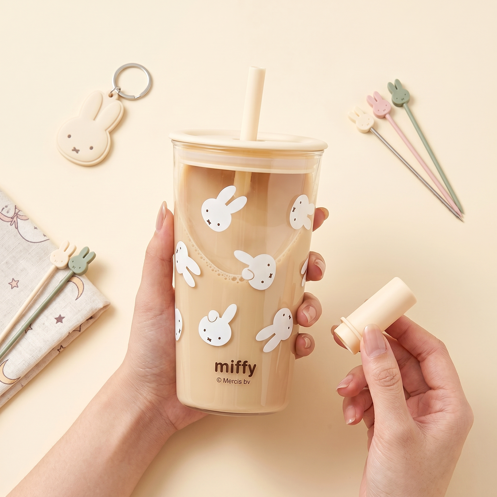 Miffy Clear Straw Tumbler