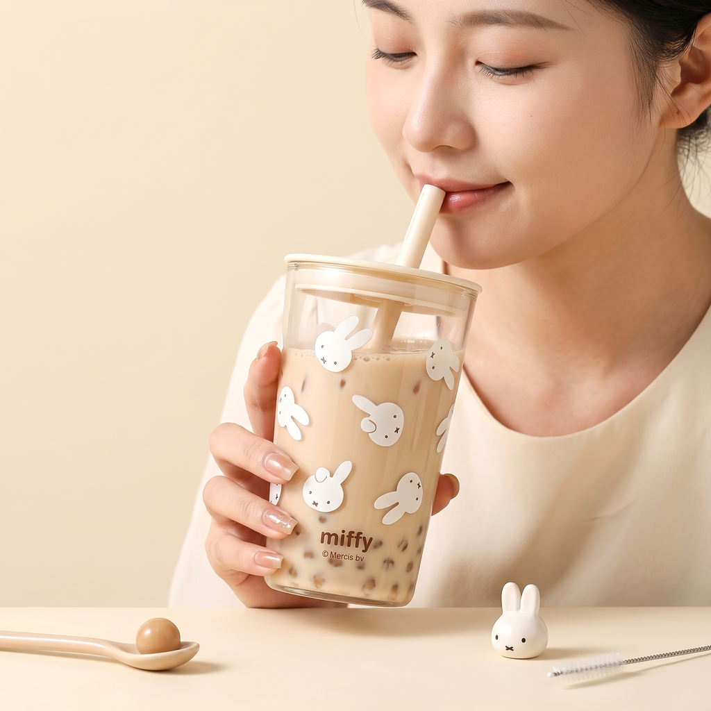 Miffy Clear Straw Tumbler