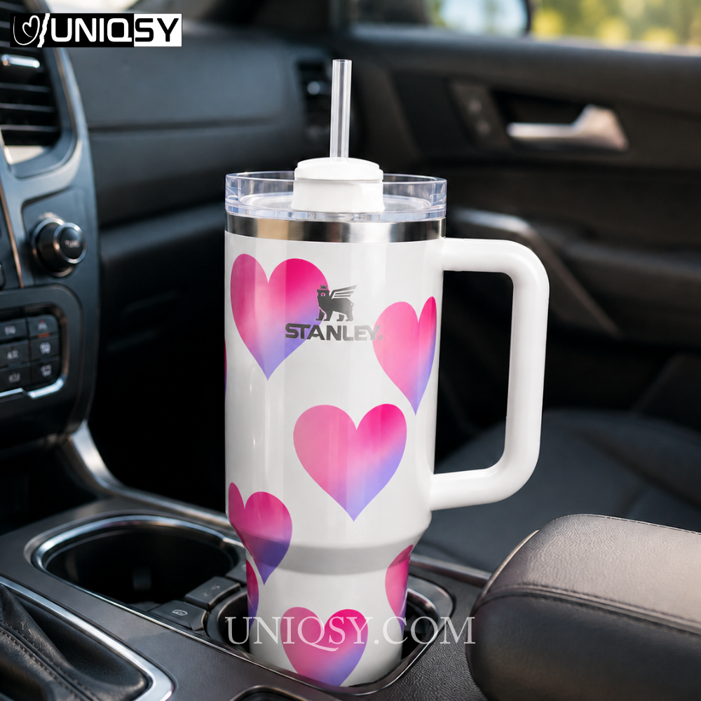 Stanley Frost Heart Gradient Tumbler 40 OZ - Limited Edition