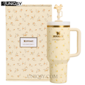 Stanley X LoveShackFancy 40 OZ Tumbler - Lemon Haze
