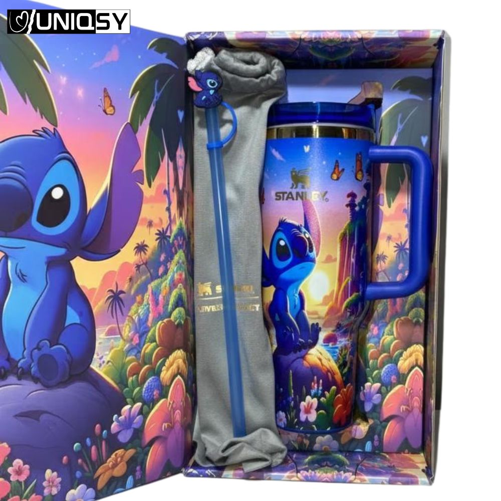 Stanley Stitch Sapphire Blue 40 OZ Tumbler - Limited Edition