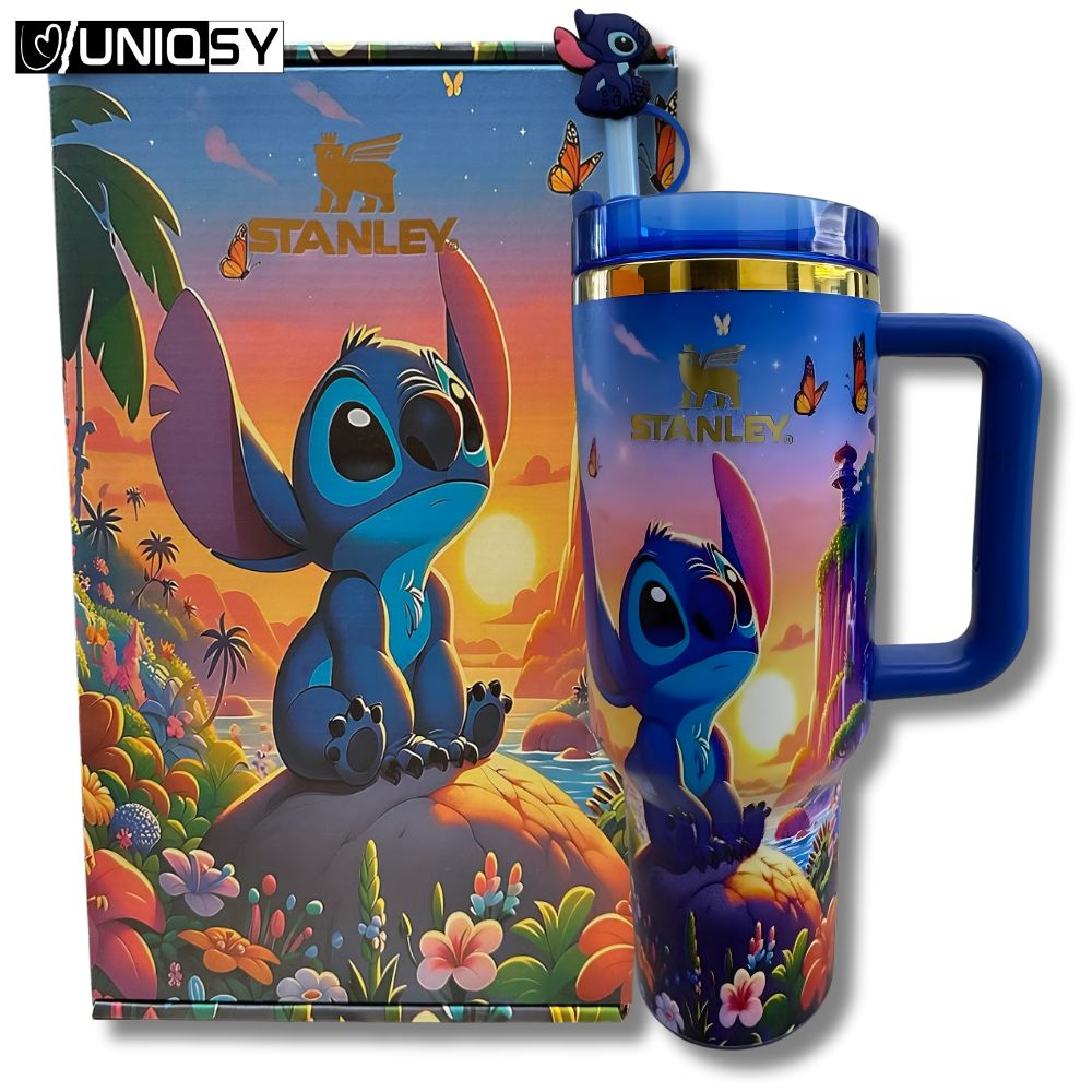 Stanley Stitch Sapphire Blue 40 OZ Tumbler - Limited Edition