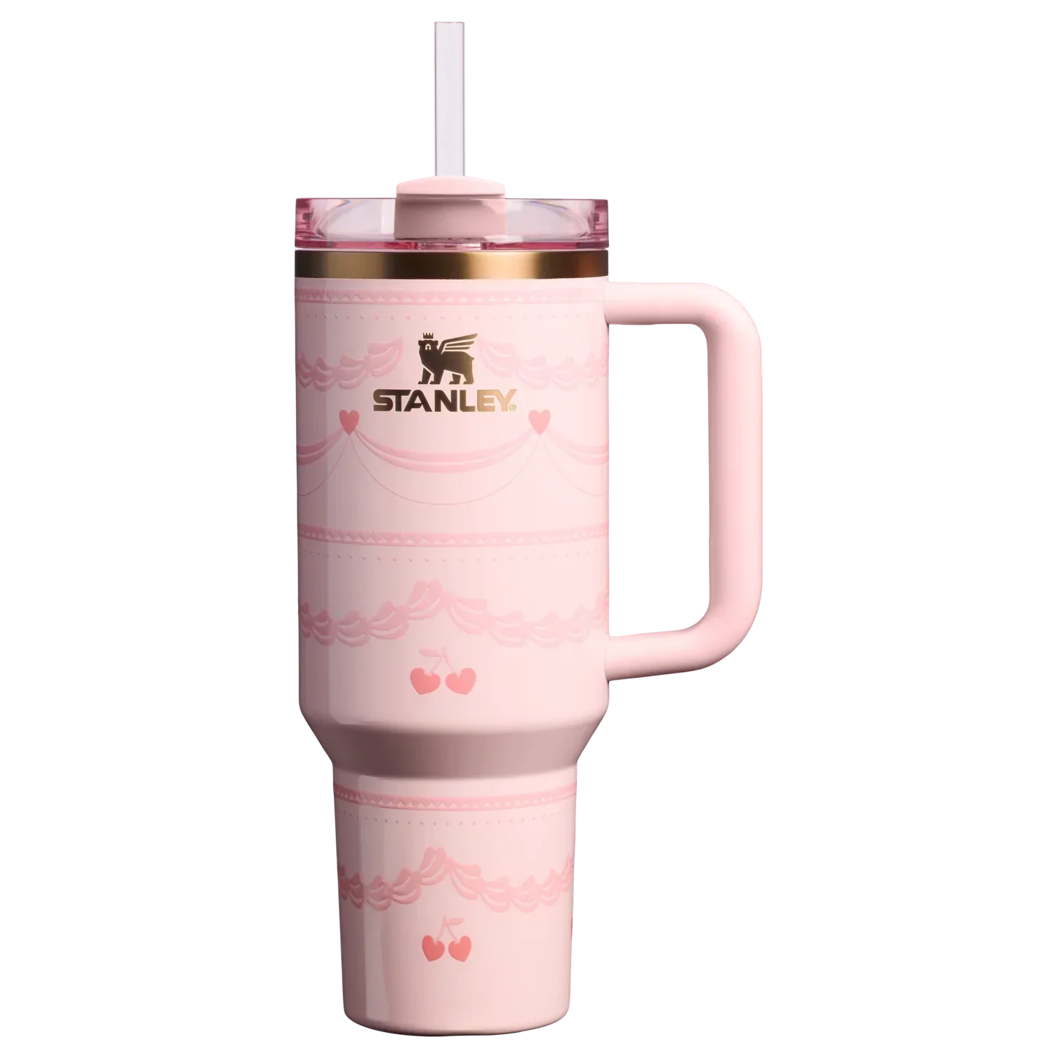 Stanley Cup Valentine's Day 40 oz Stainless Steel H2.0 Flowstate Quencher Tumbler